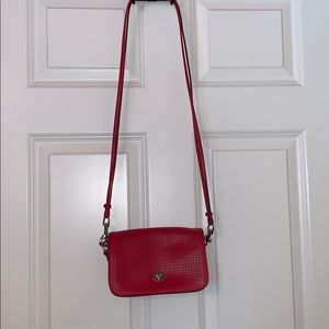Red Coach Cross Body bag